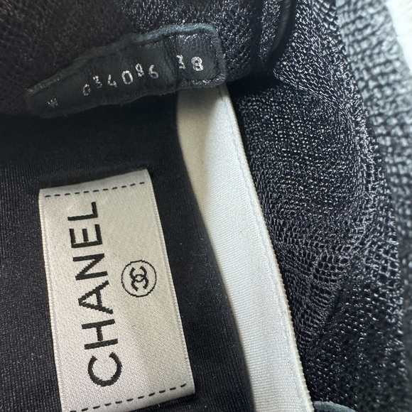 CHANEL 2019 KARL LAGERFELD COLLECTION Calfskin Mesh Lycra Womens - Picture 11 of 11